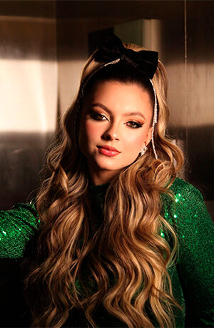 MegaHair Loiro Mechado Dourado